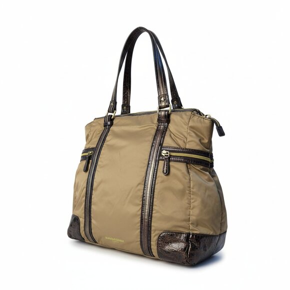 Vintage ROCAWEAR Gold/Beige/Brown Tote/Handbag – HARD TO FIND, Mint Condition - Picture 5 of 11